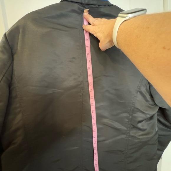 Barabas Jacket Men’s Suit Coat Blazer Size XL Black w Blue - Picture 9 of 13